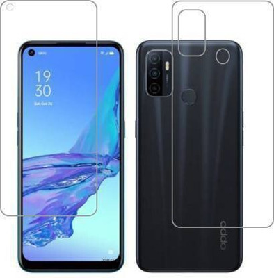 PR SMART Front and Back Tempered Glass for Oppo A53(Pack of 2)