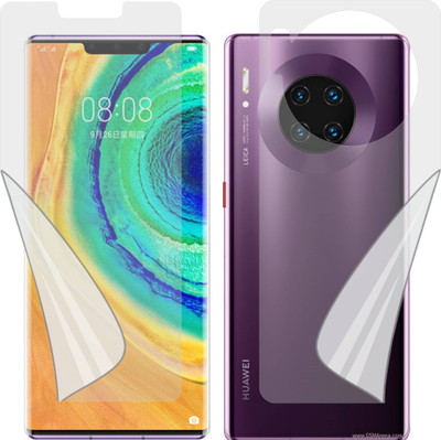 ZINGTEL Front and Back Tempered Glass for HUAWEI HONOR MATE 30E PRO 5G (Edge To Edge TPU Full Coverage)(Pack of 1)