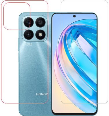 HOBBYTRONICS Front and Back Tempered Glass for Honor X8a, HONOR X8A(Pack of 1)