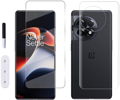 AARERED Front and Back Tempered Glass for Oneplus 11, Oneplus 11R, 1+11, 1+11R(Pack of 1)