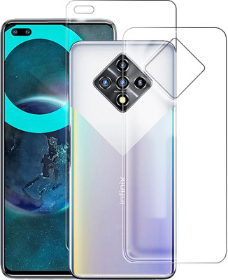 MUTAALI Front and Back Tempered Glass for Infinix Zero 8i(Pack of 1)