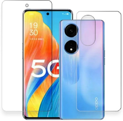 DOWRVIN Front and Back Tempered Glass for OPPO A1 PRO FRONT AND BACK TEMPERED GLASS(Pack of 2)