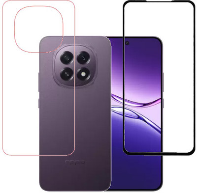 HOBBYTRONICS Front and Back Tempered Glass for Realme P3(Pack of 1)