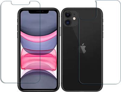 SOMTONE Front and Back Tempered Glass for APPLE iPhone 11 FRONT BACK(Pack of 1)