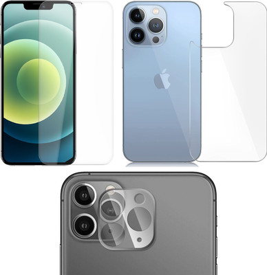 COVER CAPITAL Front and Back Tempered Glass for Apple iPhone 14 Pro(Pack of 3)