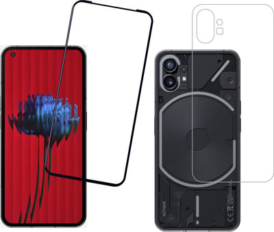Vatsin Front and Back Tempered Glass for Nothing Phone 1(Pack of 2)