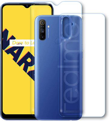 DEVOLD ENTERPRISES Front and Back Screen Guard for Realme Narzo 10A(Pack of 2)