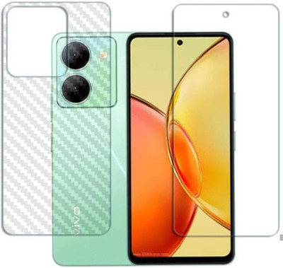 KHWABEEDA Front and Back Tempered Glass for VIVO Y36 5G FRONT AND BACK TEMPERED GLASS(Pack of 2)