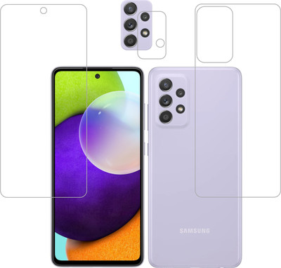 Vatsin Front and Back Tempered Glass for Samsung Galaxy A73 5G(Pack of 3)