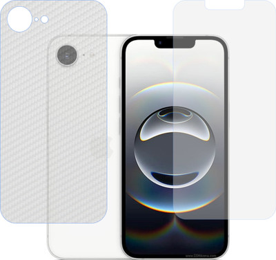 Fasheen Front and Back Tempered Glass for i Phone 16e(Pack of 2)