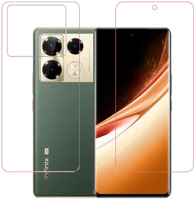 HOBBYTRONICS Front and Back Tempered Glass for Infinix Note 40 Pro 5G, Infinix Note 40 Pro(Pack of 1)