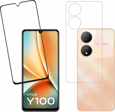 Ten To 11 Front and Back Tempered Glass for ViVO Y100 5G(Pack of 2)
