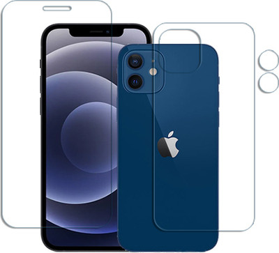 SOMTONE Front and Back Tempered Glass for Apple iPhone 12 FRONTBACK SCREEN GUARD(Pack of 1)