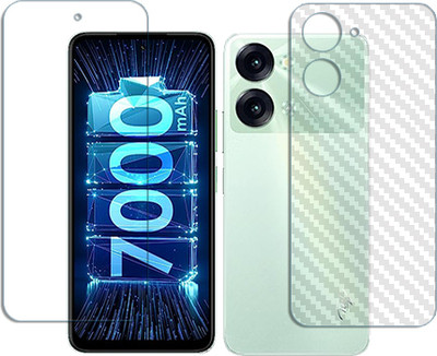 ARBAN Front and Back Tempered Glass for Itel P40 Plus FRONT AND BACK(Pack of 1)
