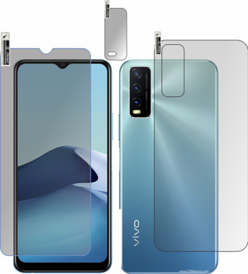 chakoor Front and Back Tempered Glass for VIVO Y 20S(Pack of 3)