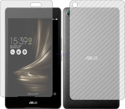 Fasheen Front and Back Tempered Glass for ZENFONE 3S 8.0 Z582KL (Front Matte Finish & Back 3d Carbon Fiber)(Pack of 2)