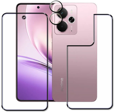 tombik Front and Back Tempered Glass for 2ffd-Realme 15 5G-fb,lens(Pack of 3)