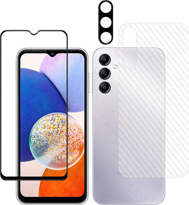 Vatsin Front and Back Tempered Glass for Samsung Galaxy A25 5G(Pack of 3)