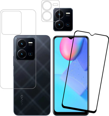 Vatsin Front and Back Tempered Glass for ViVO Y35(Pack of 3)