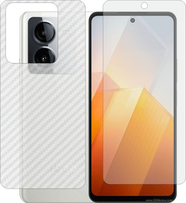MOBART Front and Back Tempered Glass for Vivo Iqoo Z8x 5G(Pack of 2)