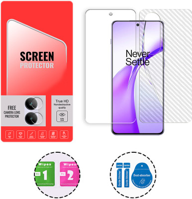 ARBAN Front and Back Tempered Glass for OnePlus Ace 3V 5G (1 FREE CAMERA LENS) WITH FRONTBACK SCREEN PROTECTOR(Pack of 1)