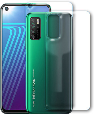 DOWRVIN Front and Back Tempered Glass for Infinix Note 7 Lite(Pack of 2)