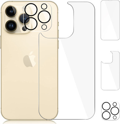 CASEKOO Front and Back Tempered Glass for iPhone 14 Pro(Pack of 3)