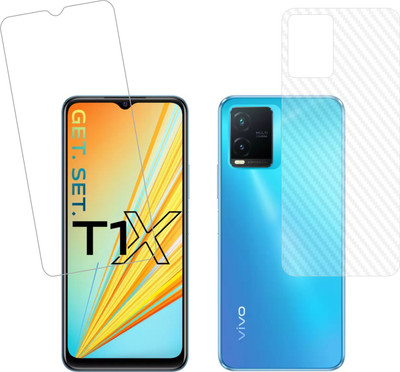 Vatsin Front and Back Tempered Glass for ViVO T1X(Pack of 2)