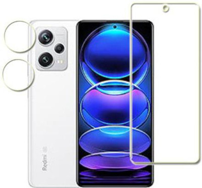 MUTAALI Front and Back Tempered Glass for Xiaomi Redmi Note 12 Pro+(Pack of 1)
