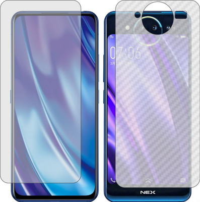MOBART Front and Back Tempered Glass for VIVO DUAL DISPLAY(Pack of 2)