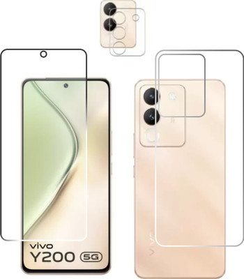 chakoor Front and Back Tempered Glass for vivo Y200 5G(Pack of 3)