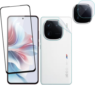 Ten To 11 Front and Back Tempered Glass for iQOO 12 5G, iQOO 12 5G [With Rear Camera Lens Guard](Pack of 3)