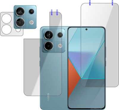 Cinzia Front and Back Tempered Glass for Redmi Note 13 Pro 5G(Pack of 3)