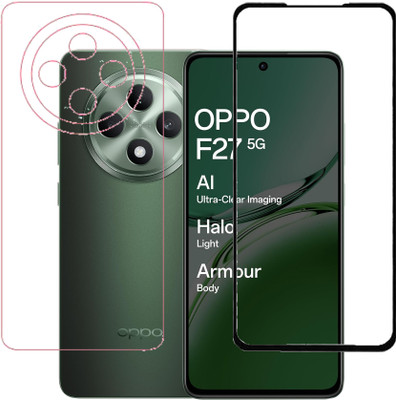 AARERED Front and Back Tempered Glass for OPPO F27 5G, OPPO F27, oppo f27 5g, oppo f27(Pack of 1)