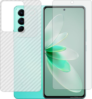 Mobling Front and Back Tempered Glass for VIVO V27E V2237(Pack of 2)