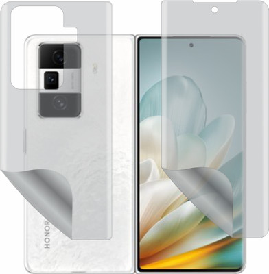 Mobling Front and Back Tempered Glass for Honor Magic Vs3 FLCAN00 (Edge To Edge TPU Full Coverage)(Pack of 1)