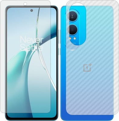 MOBART Front and Back Tempered Glass for OnePlus Nord CE4 Lite India(Pack of 2)