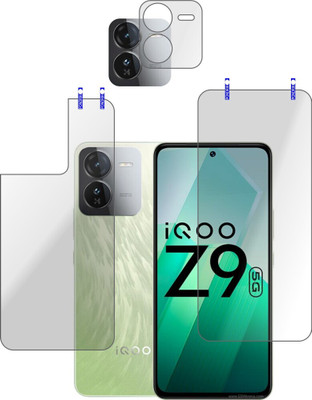 Cinzia Front and Back Tempered Glass for IQOO Z9 5G(Pack of 3)