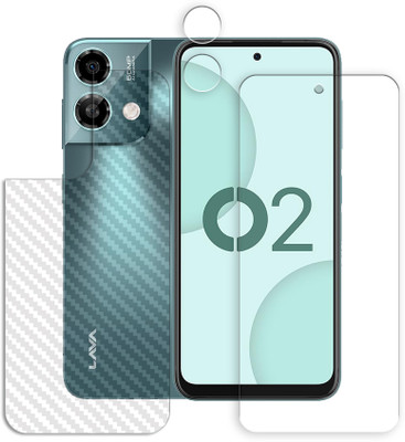 ARBAN Front and Back Tempered Glass for Lava O2 FRONTBACK AND CAMERA LENS SCREEN GUARD(Pack of 1)