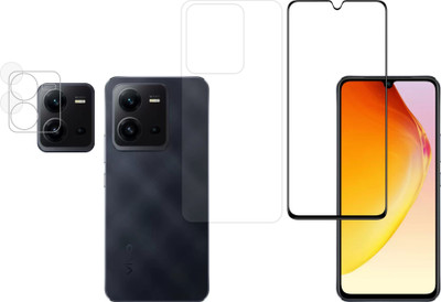 Vatsin Front and Back Tempered Glass for ViVO V25 5G(Pack of 3)