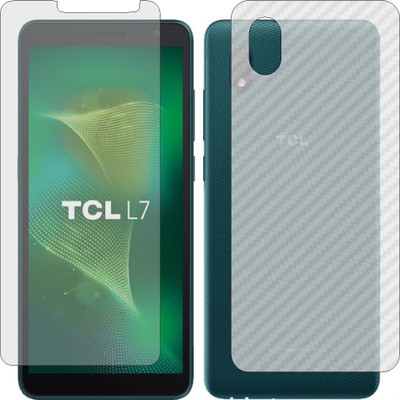 MOBART Front and Back Tempered Glass for TCL L7(Pack of 2)