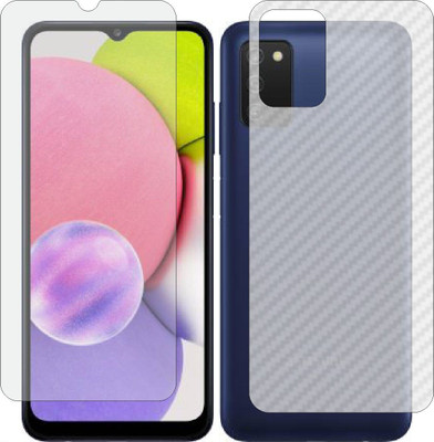 Fasheen Front and Back Tempered Glass for SAMSUNG GALAXY A03S A037F(Pack of 2)