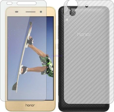 Fasheen Front and Back Tempered Glass for HUAWEI HOLY 3 (Front Matte Finish & Back 3d Carbon Fiber)(Pack of 2)