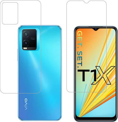 Ten To 11 Front and Back Tempered Glass for ViVO T1X(Pack of 2)