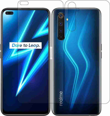 Guardor Front and Back Tempered Glass for Realme 6Pro Front And Back Screen Protector 9H(Pack of 3)