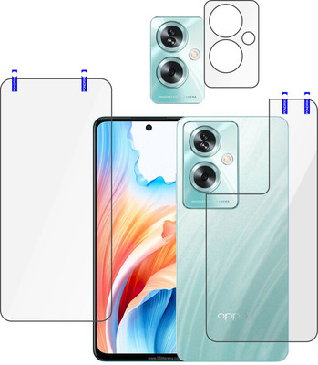 Cinzia Front and Back Tempered Glass for OPPO A79 5G(Pack of 3)