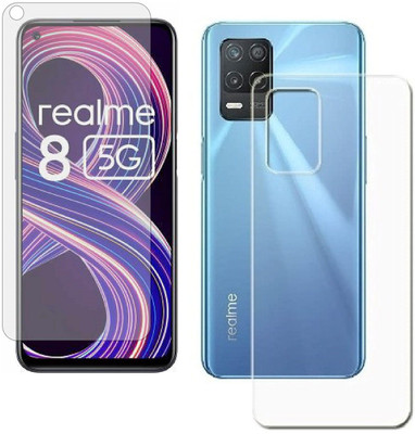 4 YARDS Front and Back Tempered Glass for Realme 8 5G (Matte Finish)(Pack of 1)