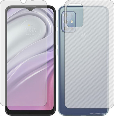 Fasheen Front and Back Tempered Glass for MOTOROLA MOTO G20(Pack of 2)