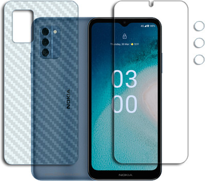 20SKY Front and Back Tempered Glass for Nokia C300 FRONTBACK AND CAMERA LENS SCREEN GUARD(Pack of 1)