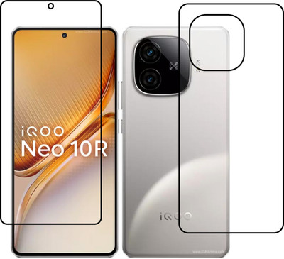 chakoor Front and Back Tempered Glass for iQOO NEO 10R 5G(Pack of 2)